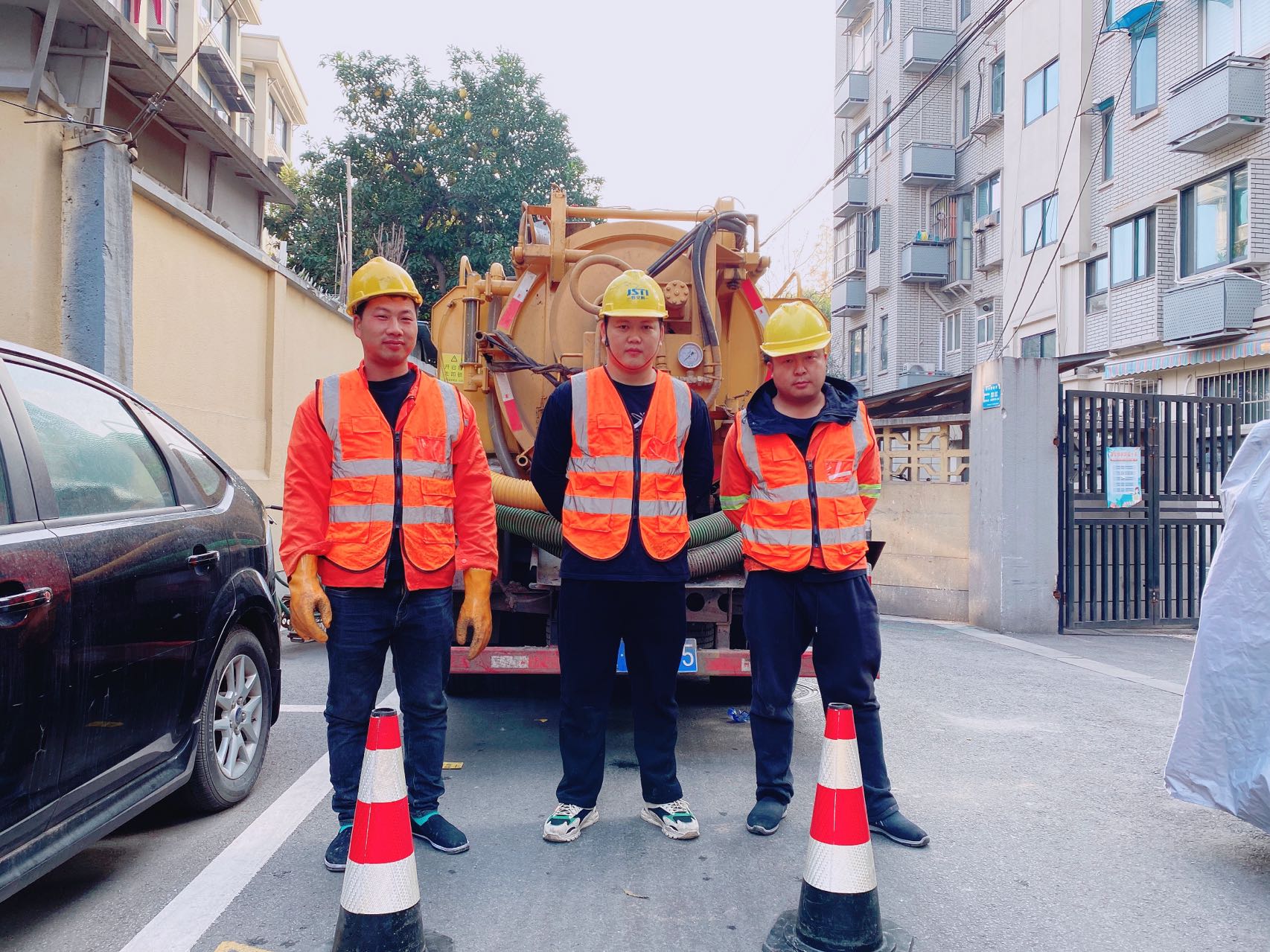 桥林南京某小区管道清淤检测施工